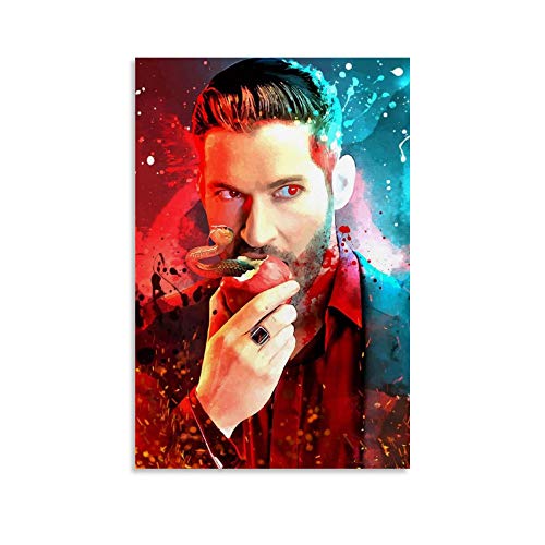 Póster de Lucifer Morningstar.webp en lienzo y arte de pared Cover