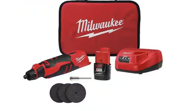 Milwaukee Electric - M12TRADE BRUSHLESS Rotary Tool KIT