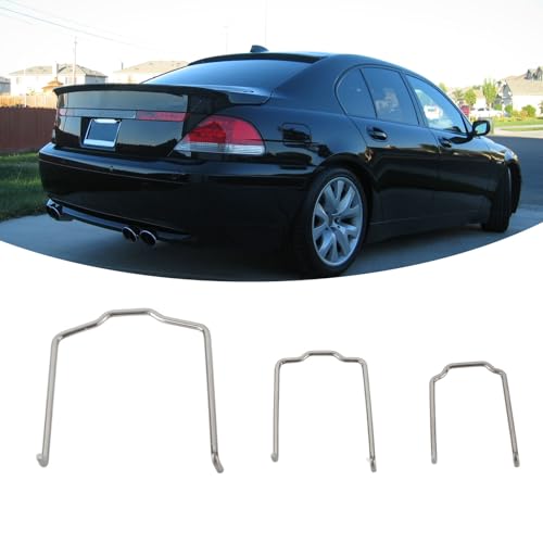 TKSE Kühlerschlauchschelle, 3pcs Kühlerschlauch-Haltefederklemme 154 23 Lockerschlauchrohrleitungsclips für E39 E38 E60 E90 745LI X5 E46 325i 328i