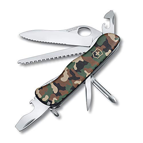 VICTORINOX(ビクトリノックス) トレイルマスター カモフラージュ ナイフ 登山 ハイキング トレッキング トレイルラン プラスドライバー 12機能を搭載したスイス製マルチツール コンパクト防災グッズ 十徳ナイフ 【国内正規品】 0.8463.MW