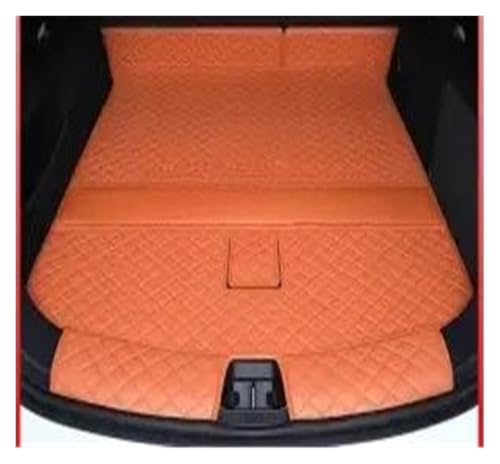 Accessoires BYD Sealion 7 tapis de coffre arrière protection plateau cuir orange
