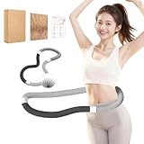 YOGAGA【2025秋革新・高耐久性・一体ロック、外れても再接続】ソフトフラフープ ダイエット用 人気,密閉一体型PVC 静音設計 お腹周りダイエット器具 腰に優しい 肌を挟まない 柔らかいスプリング 折りたたみ式 ポータブル 油っぽくなく 水洗い可能 フラフープダイエット 大人用 痩せるフラフープ 脂肪燃焼 筋トレ シェイプアップ ウエスト 背中 脚 胸エクササイズ 室内/屋外用 男女兼用