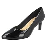 Parte superior de piel Clarks Calla Rose - Black Patent Leather
