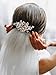SWEETV Rhinestone Wedding Hair Comb Crystal Hair Pieces Bridal Side Combs Elegant Bride Hair Accessories Wedding Hair Clip for Women Girls Bridesmaid