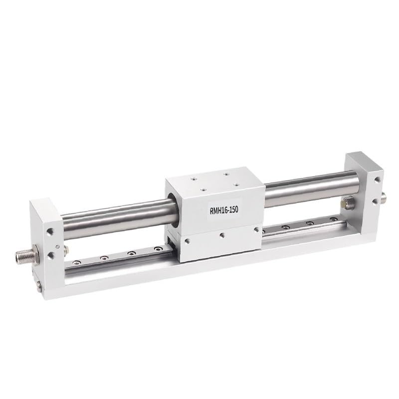 Seria RMH bezdrążkowy magnetyczny siłownik pneumatyczny ze stopu aluminium z długim skokiem RMH10/16/20/25 Hub 50 150 200 300 400 500 600 800 mm (skok 200 mm, RMH20)