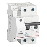 legrand 40a 30ma Protección contra sobretensiones permanentes LEGRAND 402412 2polos 40A, Protección contra sobretensiones permanentes, Bipolares 230 V~, Curva C, Intensidad nominal: 40A, Número de módulos: 3