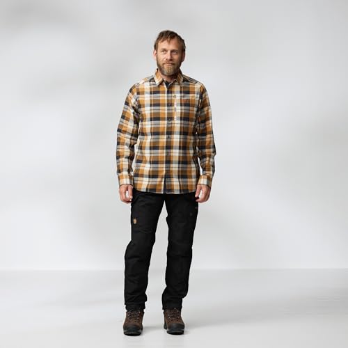 Miniatura 2 de Fjallraven Fjällglim Shirt M - Camisa De Manga Larga, Hombre, Multicolor Arctic Green-Navy , Xl