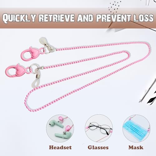 26.78inches Eyeglass Chains, Versatile Fashion Creative Mask Chain and Headphone Chain for Women