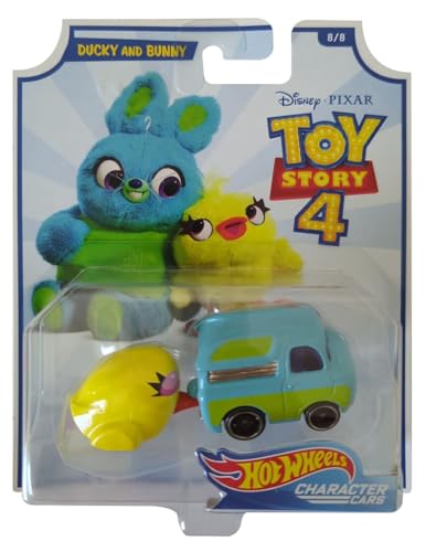 Disney Toy Story Hot Wheels Disney Pixar Toy Story 4   Vehículo Ducky y Bunny