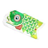 日本の装飾的なウインドコック旗鯉のぼりセイルフィッシュ15 cm緑