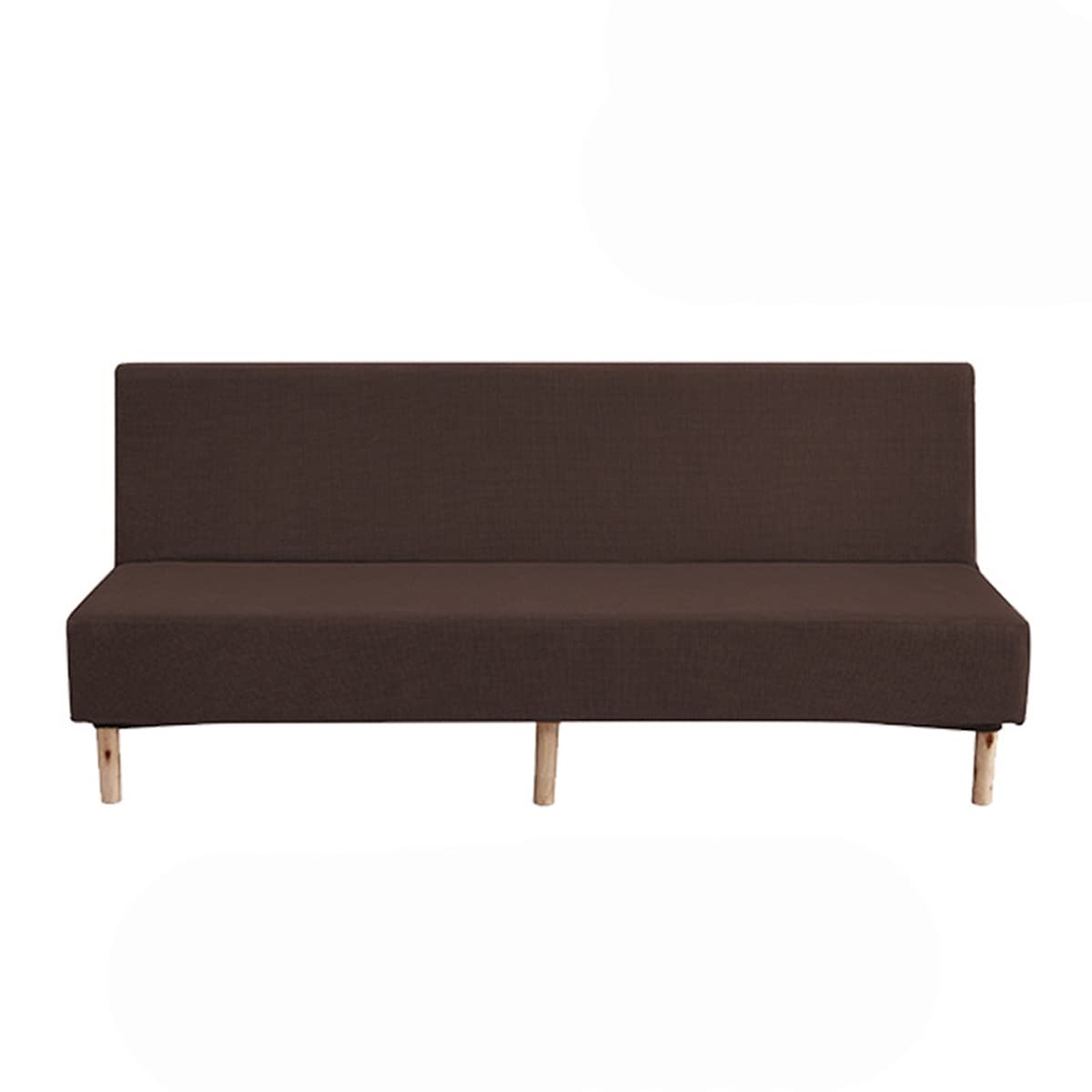 Housse de futon élasthanne élastique pour canapé clic-clac sans accoudoirs