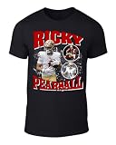 DTGVirgil Black San Francisco Ricky Pearsall Bootleg Style Throwback Style T-Shirt Men's Adult XL