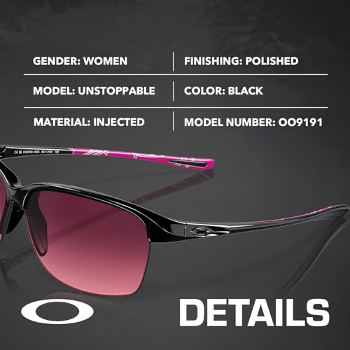 OAKLEY UNSTOPPABLE OO9191 Rectangle Shape Sunglasses With Official Eyewear Kit2