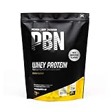 PBN Premium Body Nutrition Proteína de suero de leche en polvo, 1 kg, sabor plátano, sabor optimizado