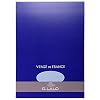 G. Lalo A5 Verge De France Papierschijf, 100 g, Wit, 50 vel A4 Pad A4 Blauw