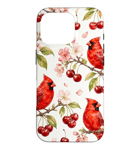 ���b�h�J�[�f�B�i�� �� ���� �ԕ� �t���[�c�� �X�}�z�P�[�X iPhone 16 Pro �p