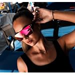 IBEX The LAYBACK Safety Sunglasses, ANSI Z87+ Certified, Shatter-proof, Ultra UV 400 Protection, Red Mirror Lenses, Flexible Black Frame, Men, Women, Outdoor/Sports, Surf, Construction, Work, PPE - Image 5