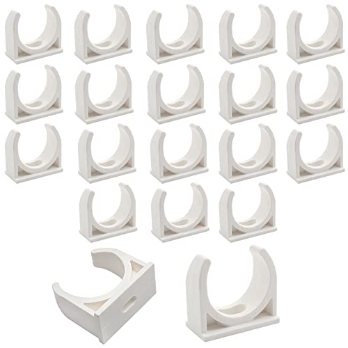 Zorveiio 1 Inch Pvc Water Pipe Clamps Clips, U-Shaped Buckles Pex Clips Pipe Hangers Clamps, Pex Holder Pipe Support For Water Pipes Tubing Hoses(20 Pack) #TOP25
