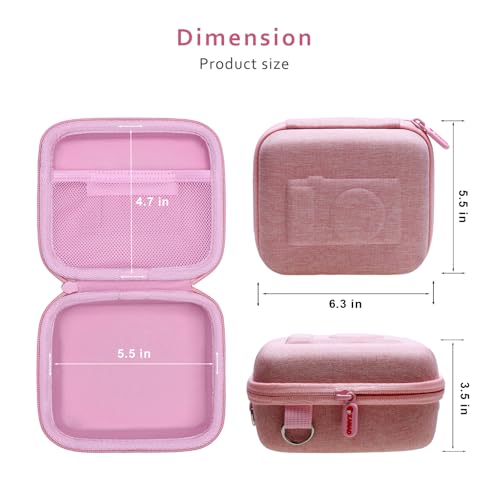 Maleta rígida para cámaras Sony y Fujifilm rosa miniatura 5
