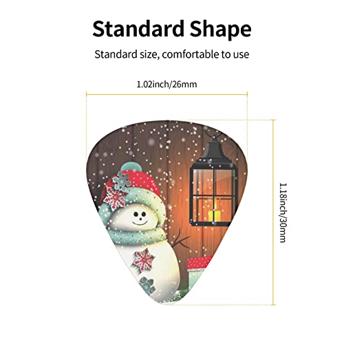 Ensemble de 12 médiators de guitare bonhomme de neige mignons pour guitare acoustique, guitare électrique, contrebasse… - Les Beatles, Paul McCartney, John Lennon, RIngo Starr, George Harrison Ensemble de 12 médiators de guitare bonhomme de neige mignons pour guitare acoustique, guitare électrique, contrebasse… – Image 5