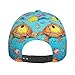 Turtle and Fish Baseball Cap Adjustable Size for Running Workouts and Outdoor Activities All Seasons