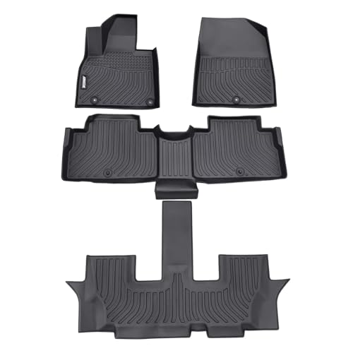 Tapis de voiture Kia Sorento Hybrid 6 places revêtement de sol étanche et brossé toutes saisons