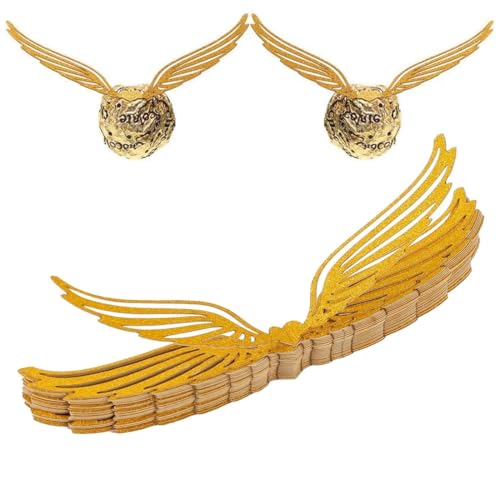 OIGWBPH 50 Stück Golden Schokolade Flügel Party Wings Dekor Zauberer...