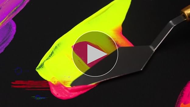 Amazon.co.jp: AUREUO ネオン アクリル絵の具 蛍光色 21 ml×8