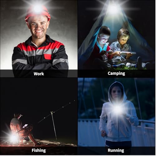 Luz LED con clip recargable e impermeable para correr juego de 4 piezas 8