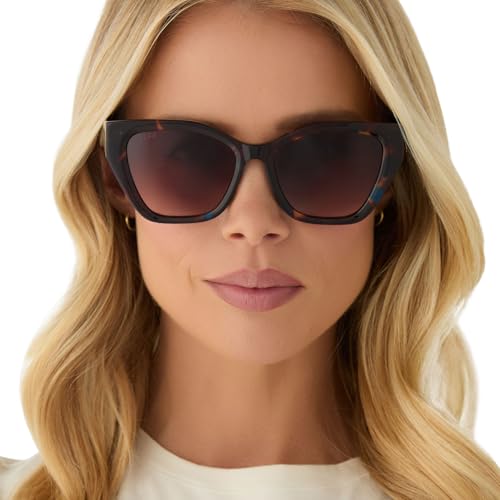 DIFF Evie Designer Cat Eye Sunglasses for Women UV4004