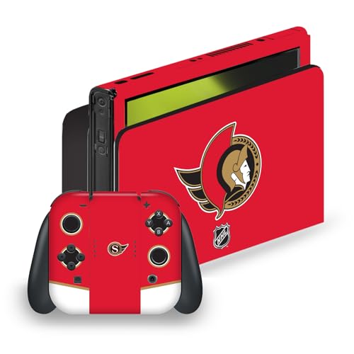 Skin autocollant NHL Ottawa Senators en vinyle pour Nintendo Switch OLED Bundle
