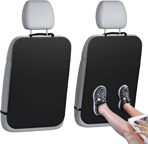 Protection de Dossier de Voiture Enfants,Protections de Sièges Arrière Voiture,Protections Dossier de Siège,Sièges Auto Avant Anti-Coup de Pied et Anti-Saleté,2PCS