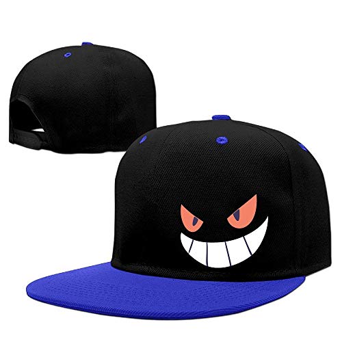 Preisvergleich Produktbild Gengar Halloween Face Snapback Hats Flat Brim Hip-Hop Caps