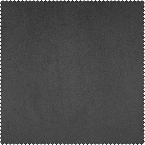 Image of HPD Half Price Drapes Cushion Cover 18 x 18 Heritage Plush Velvet - VPYC-198595-CC18PR - Pair, Pepper Grey