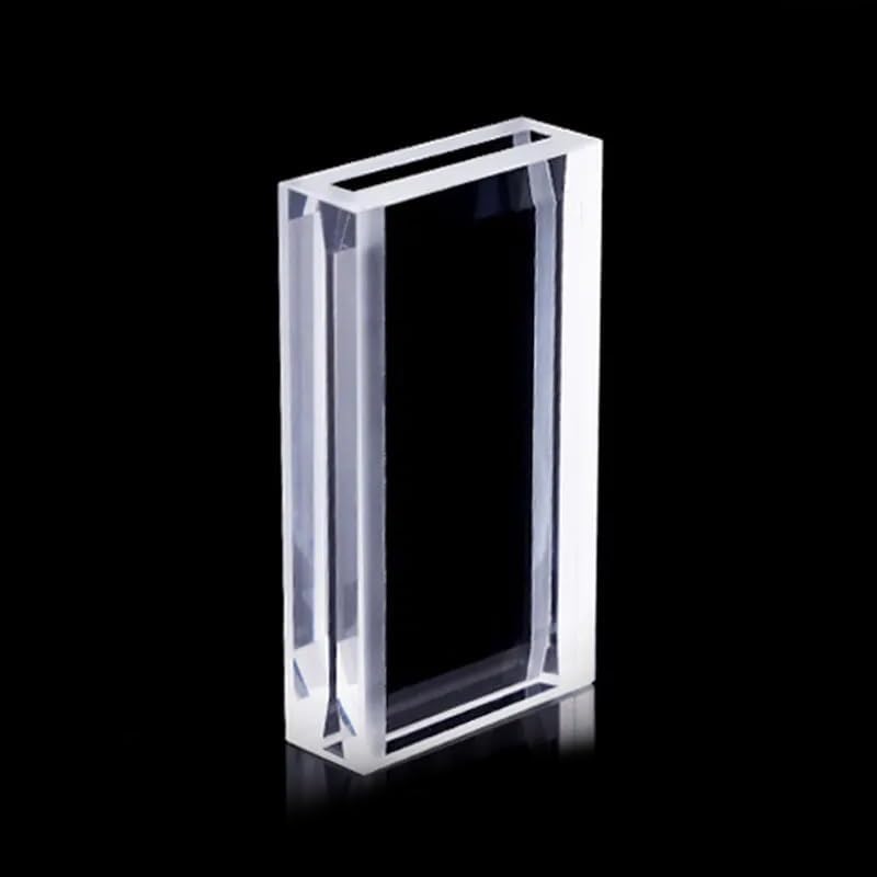 1.4ml Optical Glass Sample Cell - High Precision Cuvette with 1mm/25mm Path Length for Laboratory Use