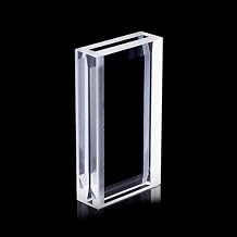 1.4ml Optical Glass Sample Cell with 1mm/25mm Path Length - High Transmittance Cuvette for Laboratory Use