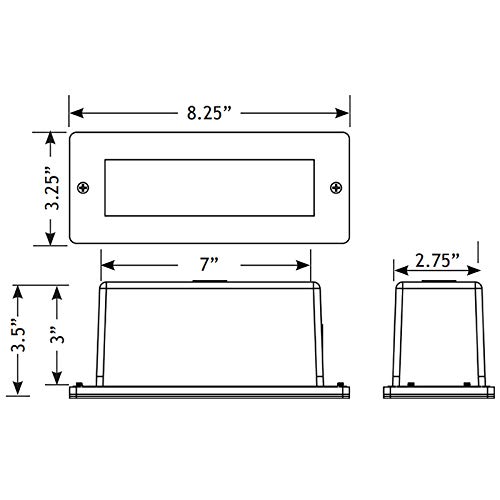Volt Cast Brass 12V Louvered Outdoor Step Light (Bronze) With 3W 2700K G4 Led Bulb #TOP5