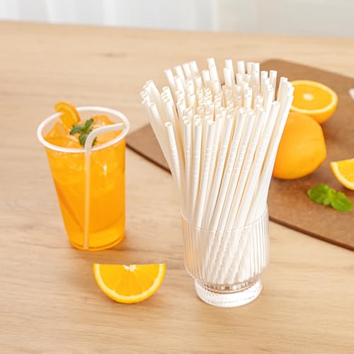 100 Pitillos de Papel Flexibles de 7.75 Pulgadas miniatura 4