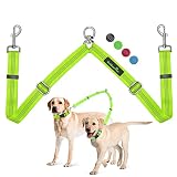 Brilliant Paw Double Dog Leash, Two Dog Leash Splitter, Adjustable Length and Tangle Free, Heavy Dut