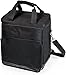 LEGACY - a Picnic Time Brand Cellar Insulated Six Bottle Wine Tote, Black,12.5 x 11 x 13 Inches