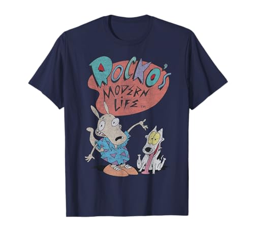Nickelodeon Rocko's Modern Life Rocko and Spunky T-Shirt T-Shirt
