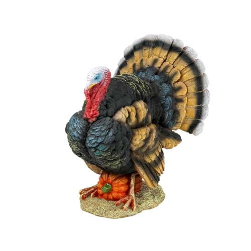 Design Toscano QM2373100 North American Turkey Statue full color Small