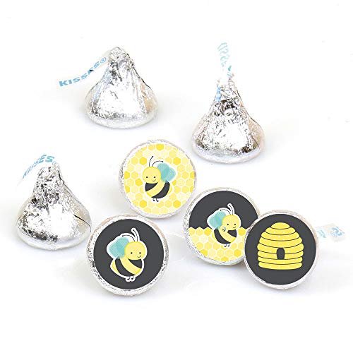 Honey Bee - Baby Shower Or Birthday Party Round Candy Sticker Favors - Labels Fit Chocolate Candy (1 Sheet Of 108) #TOP17