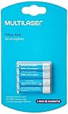 Pilhas Recarregáveis AAA 1000Mah com 4 Unidades Multi - CB050