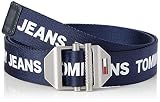  Tommy Hilfiger TJM Double Roller Buckle 3.5 Cinturón, Twilight Navy, 80 para Hombre