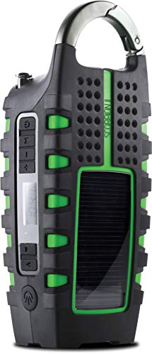 Eton Scorpion II przenośne cyfrowe radio czarne, zielone - przenośny radio USB, AM, FM