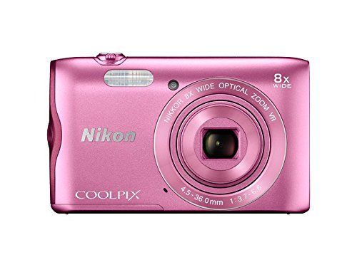Nikon COOLPIX A300 ピンク Buy Nikon Coolpix A300 20.1MP Point and Shoot Camera with 8x