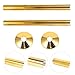 UKCOCO 2sets Decorative Radiator Sleeve Elegant Gold Escutcheon Replacement Plates for Heating Systems Material Gold Pipe for Home Office Decor