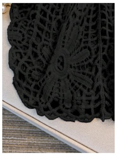 Image of MakeMeChic Women's Plus Size Crochet Boho Tops Summer Vacation Beach Cover Ups Sweater