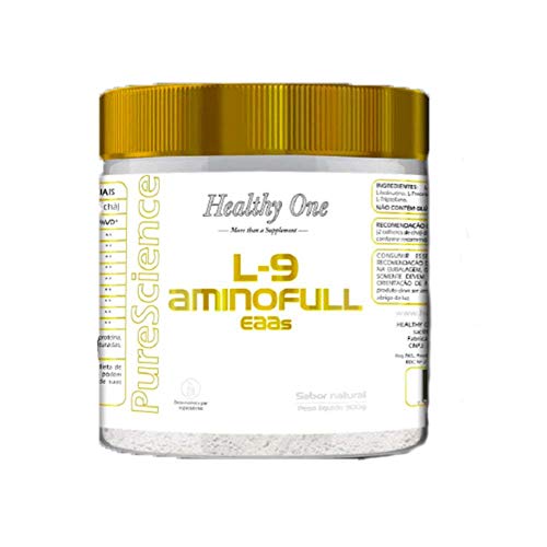 Aminoacido L-9 Aminofull EAAs 300g Natural Healthy One